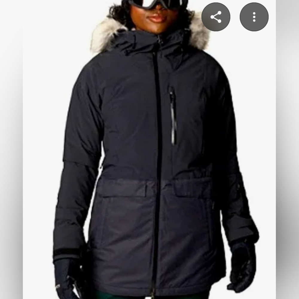 Colombia Omni-tech Mount Bindo Women's Medium Parka with Detachable Fur Hood EUC - Picture 14 of 17